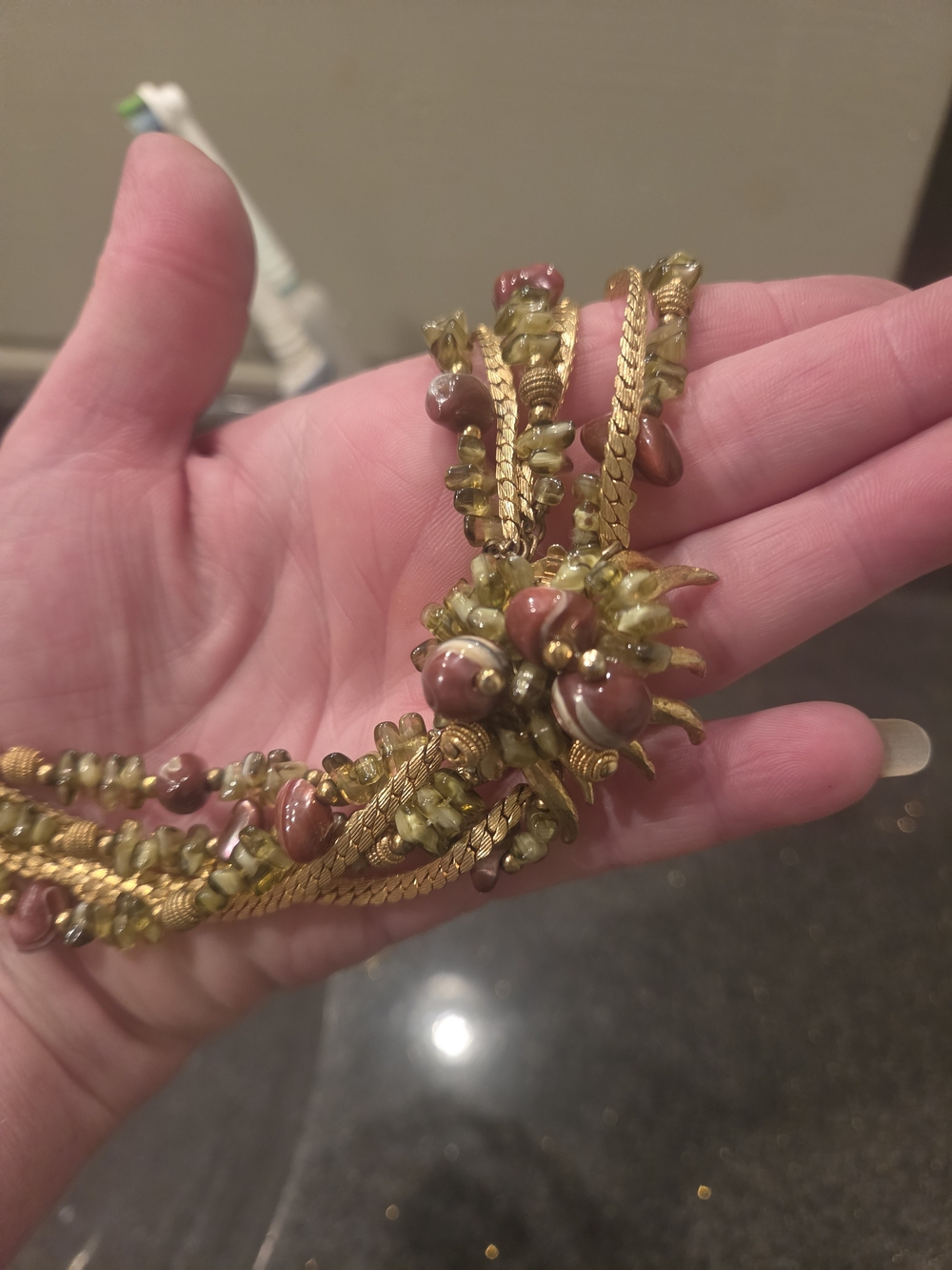 Vintage Hattie Carnegie Multi Strand Necklace - Picture 2 of 5